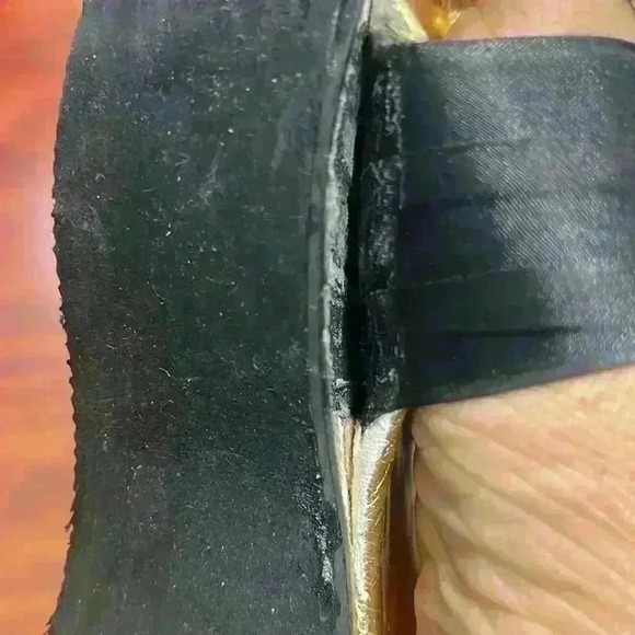 Black Platform sandal with rhinestones - Picture 7 of 7